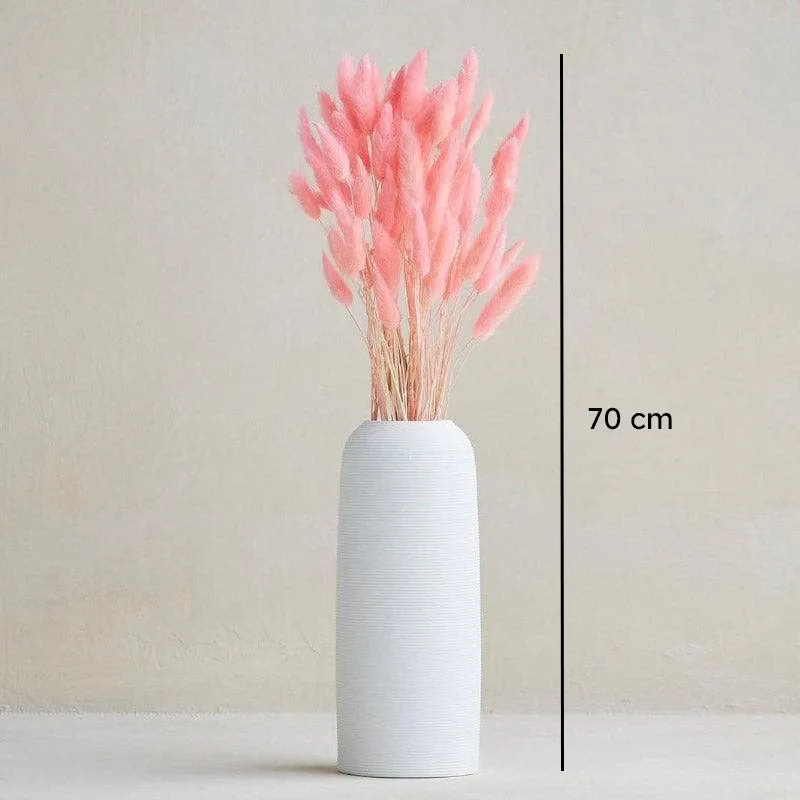 Naturally Dried Bunny Tail Stems (Pink) - Set of Thirty media 8