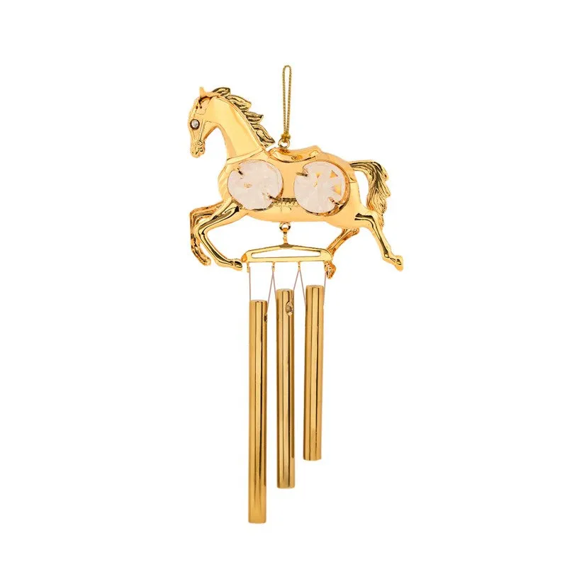Golden Gallop 24K Gold Plated Mild Steel Windchime media 4