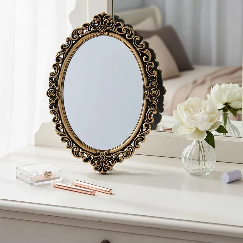Regal Aura Decorative Wall Mirror - Gold media 3