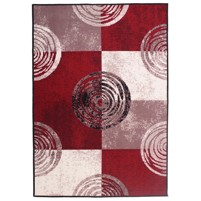 Crimson Fractals Anti-Skid Carpet