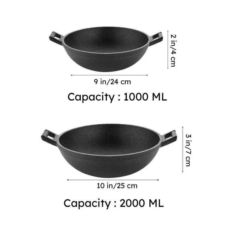Widewok Cast Iron Kadhai media 8