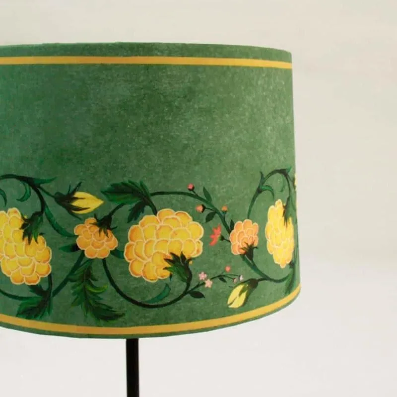 Mesto Flora Handpainted Fabric Table Lamp - Multicolor media 5