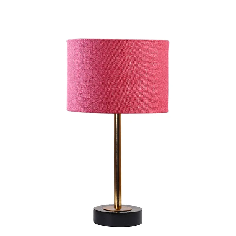 Sienna I Rodin Wooden Table Lamp - Pink,Gold,Black media 4