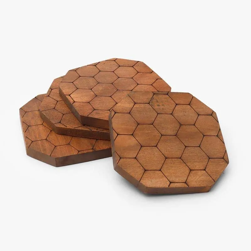 Honeycomb Coaster - Set Of Four media 3