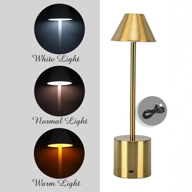 FlexiBeam Pro Metal Table Lamp - Gold media 6