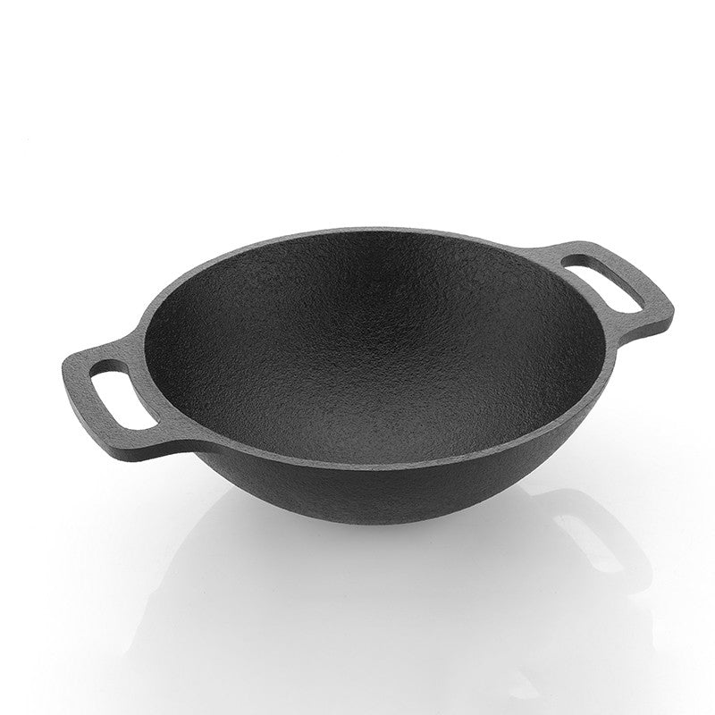 Curvewok Cast Iron Kadhai - 2000 mL media 3