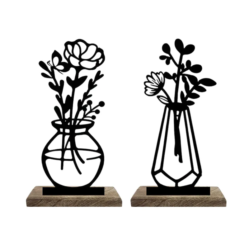 Vase Verre III Showpiece - Set Of Two media 4