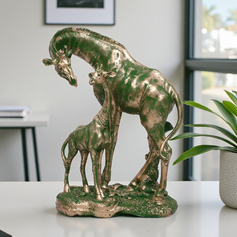 Graceful Bond Horse Polyresin Showpiece