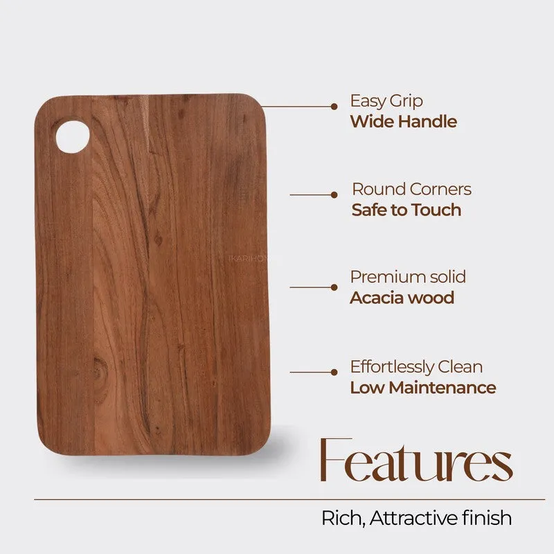 Zevricon Boho Acacia Wood Chopping Board media 4