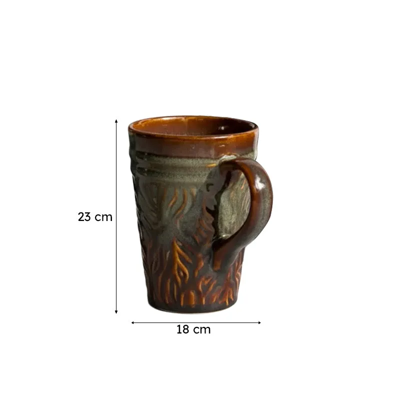 Daphne Ceramic Coffee Mug (300 mL Each) - Set of Five media 5