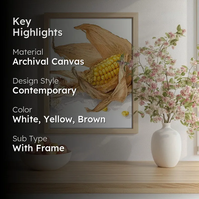CornFarm Archival Canvas Wall Art - Brown media 2
