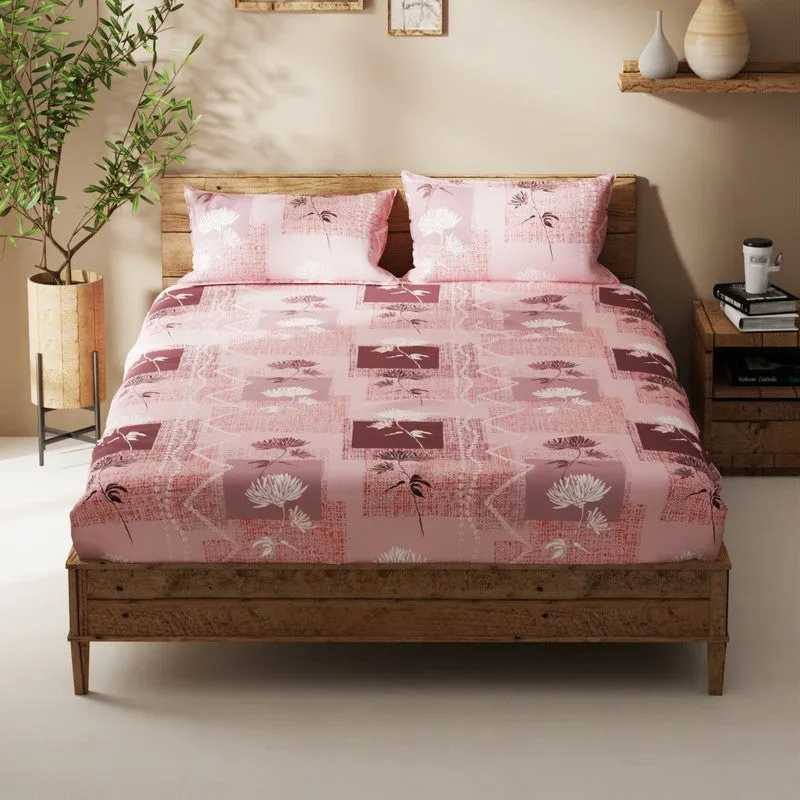 Geynar Bedsheet (Pink) - 115 GSM media 3