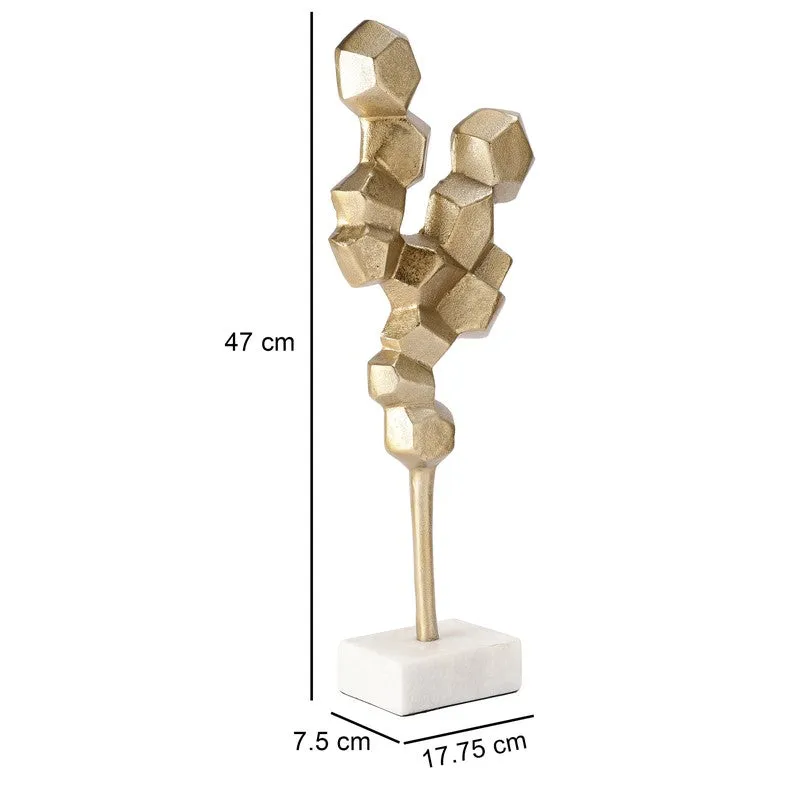 Honeycomb Aluminium Showpiece (Gold) media 7