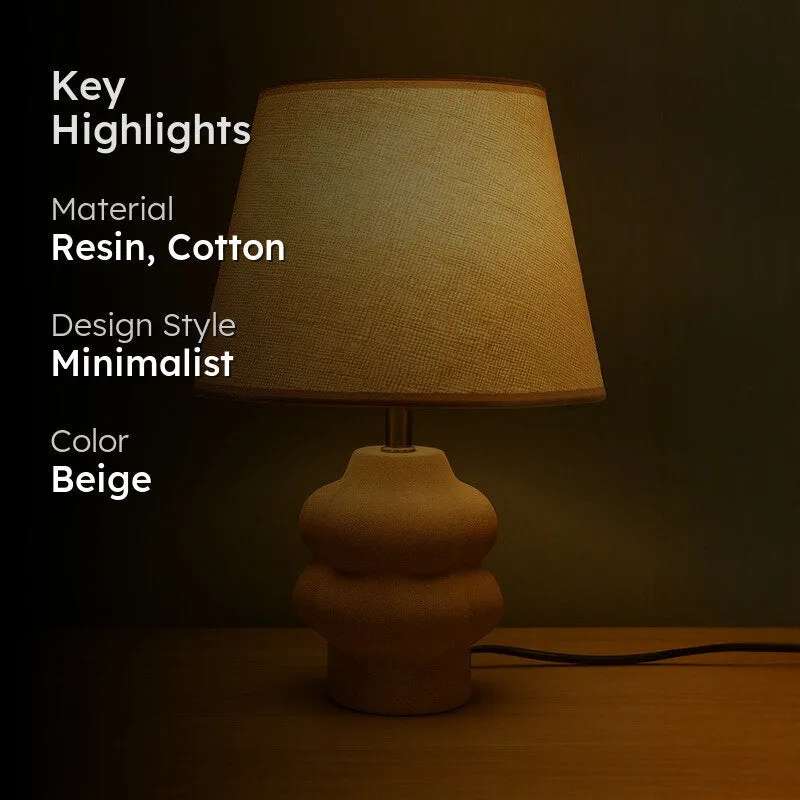 Monteluxe Cotton Table Lamp - Beige media 2