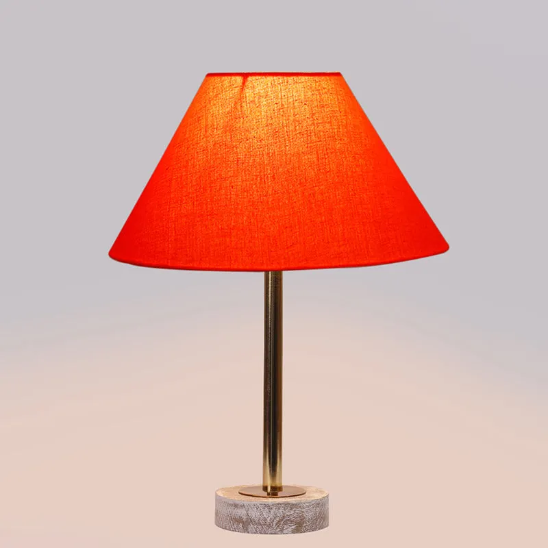 Cotin II Rodin Wooden Table Lamp - Orange,Gold,White media 5