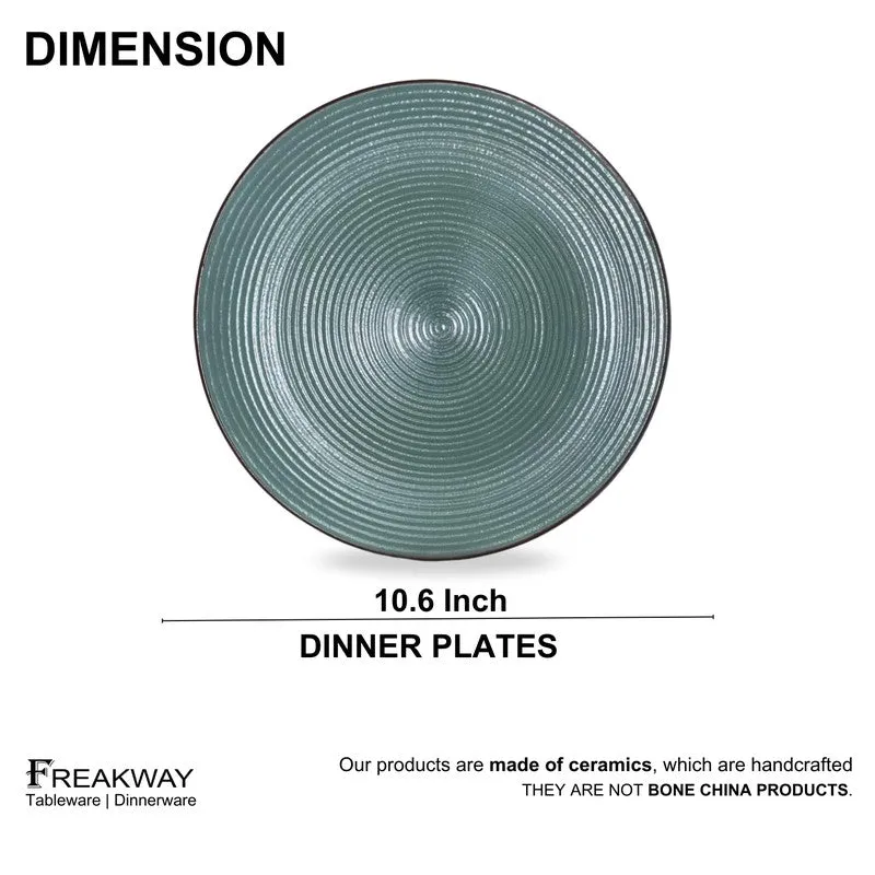 Ceramic Dinner Plates (Sage Green) - Set of Two media 8