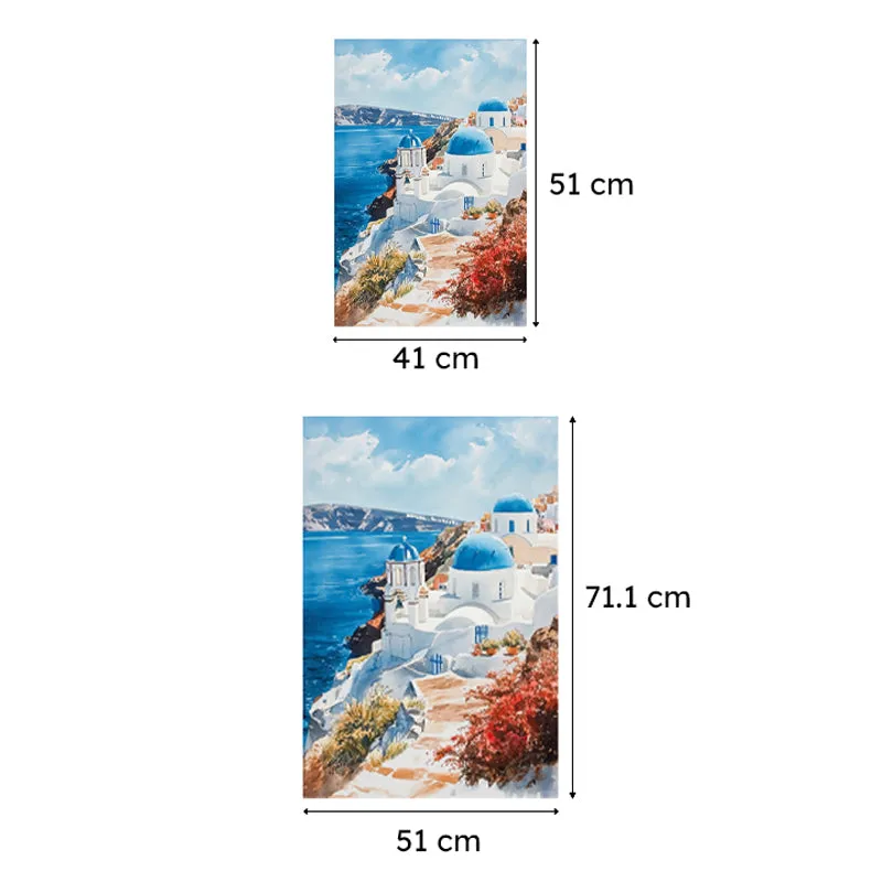 Grecian Coasts Wall Painting media 6
