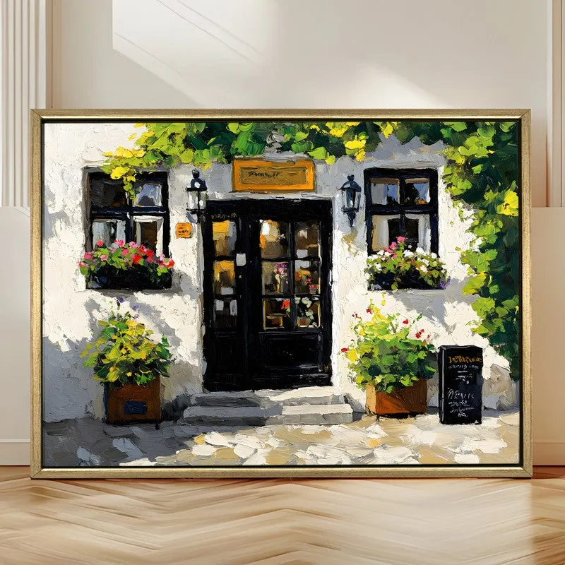 Vitreous Canvas Wall Painting With Frame media 4