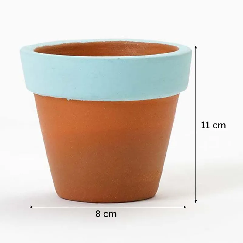 Pastel Mimic Planter - Blue media 7