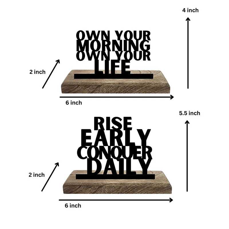 Rise & Conquer Showpiece - Set Of Two media 5