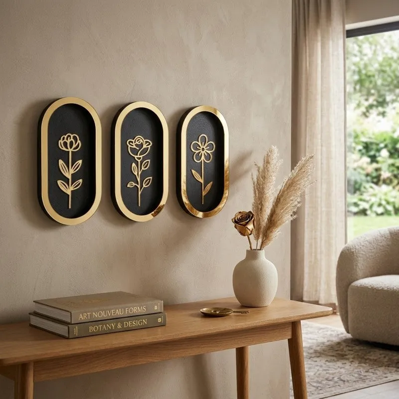 Petalyn Wooden Wall Accent - Set of Three media 3