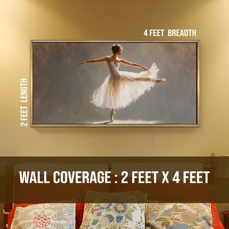 Winged Balance Canvas Wall Painting With Frame media 8