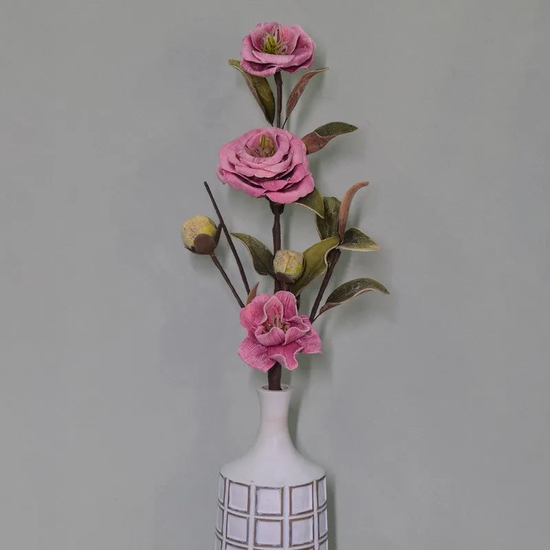 Magnolia Bloom Crafted Artificial Flower - Pink media 5