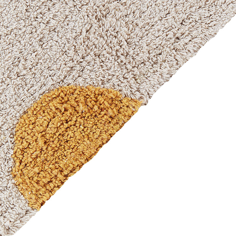 Polka Dream Tufted Cotton Area Rug - Yellow media 4
