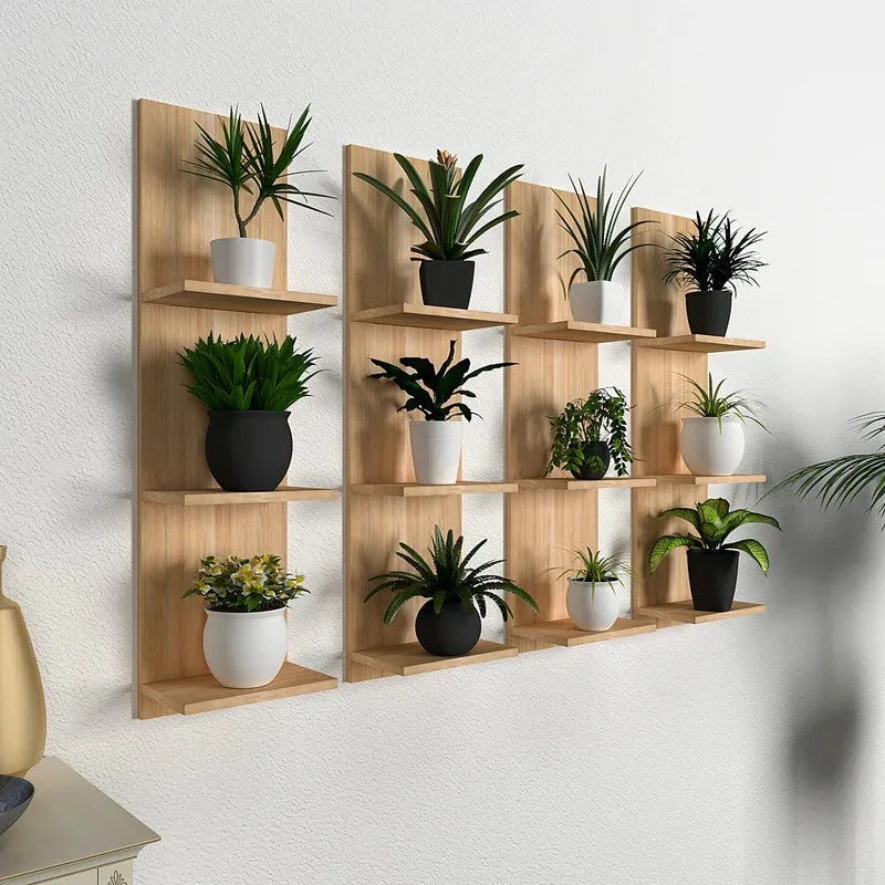 Shelvora (MDF,Wood) Shelves - Set Of Four media 4