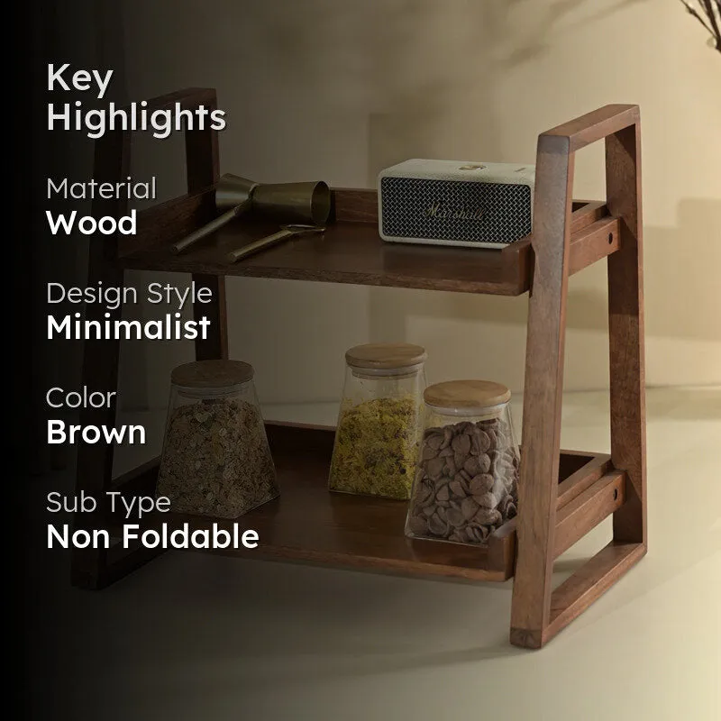 Kivra 2 - Tiered Wood Rack media 2