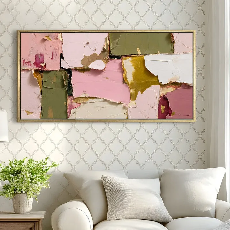 Blush Geometry Canvas Wall Art media 4