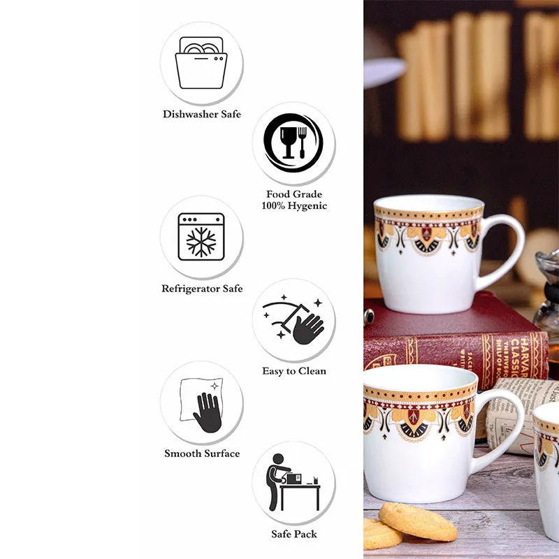Sonaki Sukrita Bone China Tea Cup (200 mL Each) - Set of Six media 4