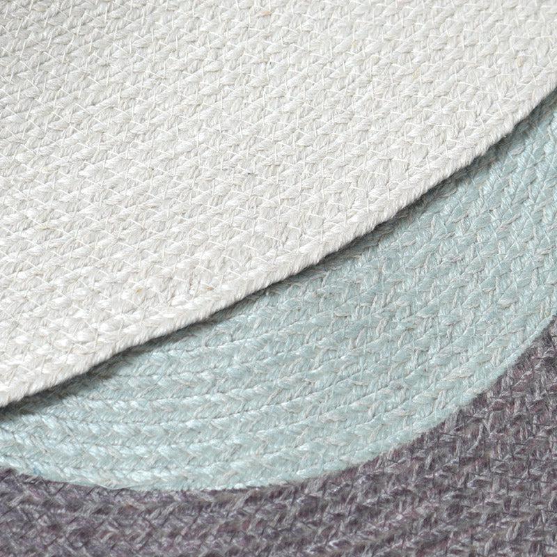 Marine Wave Round Cotton Rug media 5