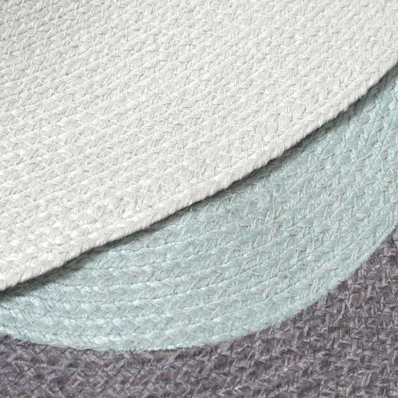 Marine Wave Round Cotton Rug media 5