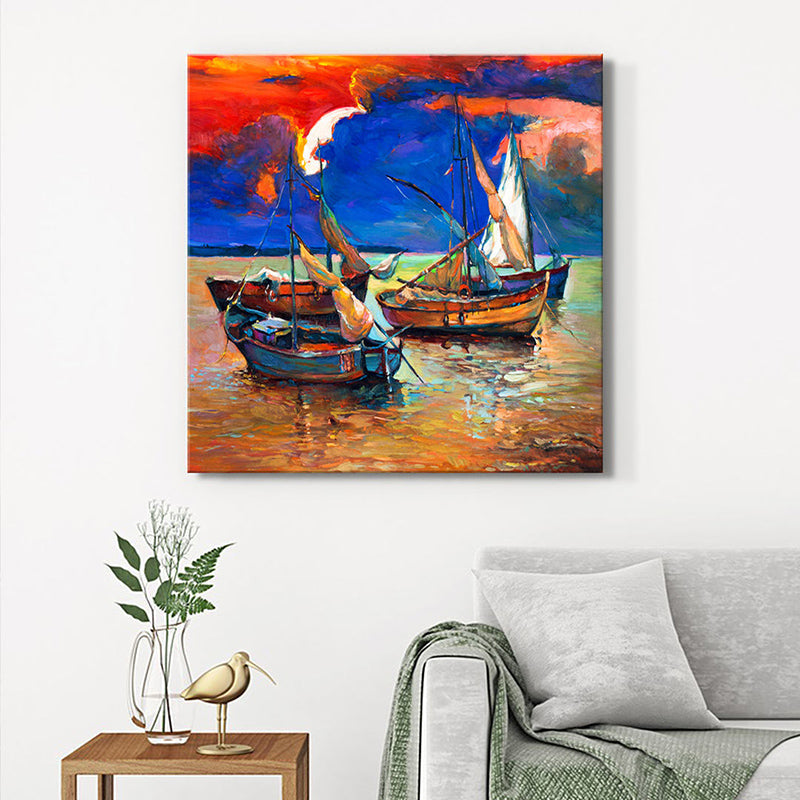 Sailor At Dusk Wall Painting