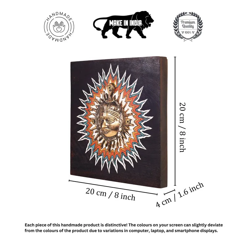 Divine Surya Brass Wall Art media 7