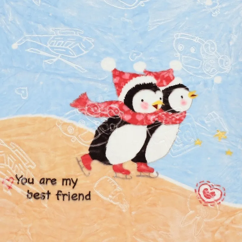 Monte Carlo Penguin Pals Blanket - 600 GSM media 5