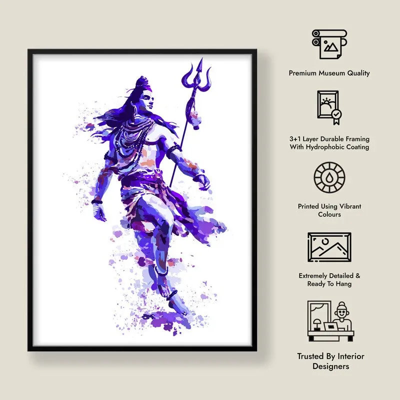 Cosmic Dance Lord Shiva Archival Paper Wall Art media 8