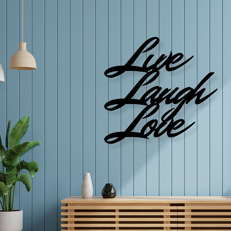 Live Laugh Love Iron Wall Accent