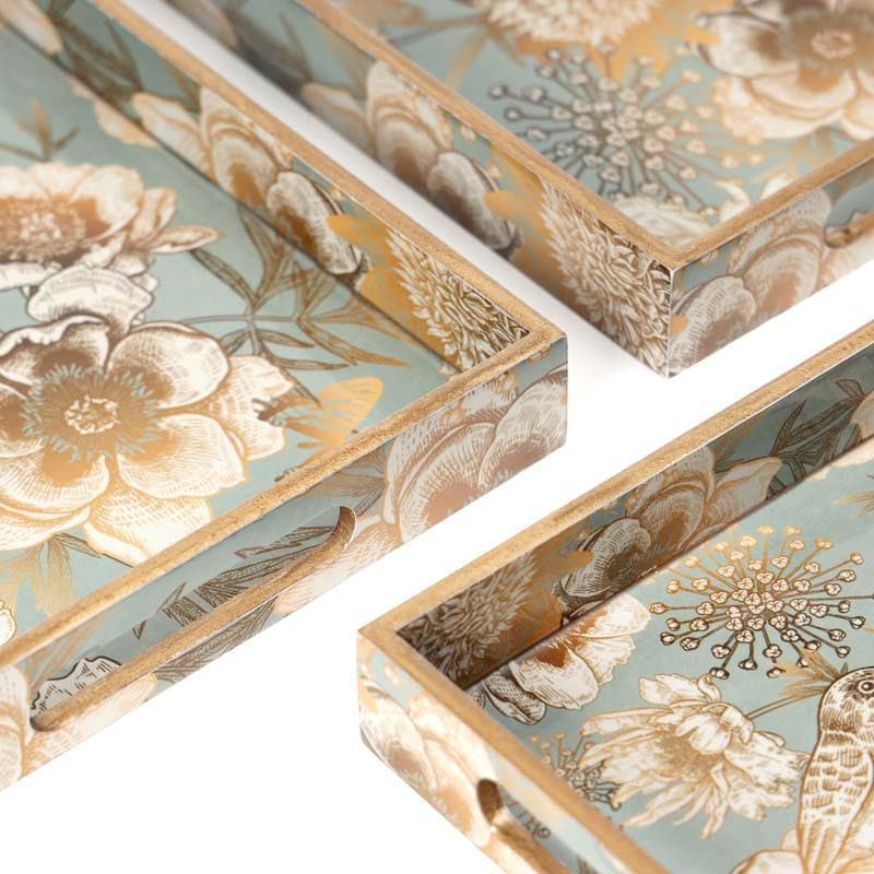 Sequeel Serving Tray (Teal) - Set Of Three media 5