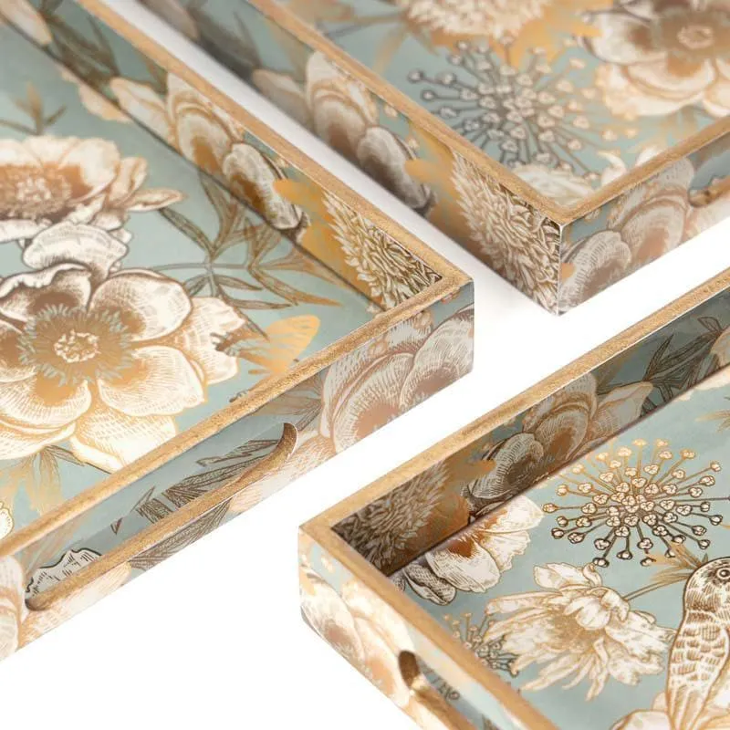 Sequeel Serving Tray (Teal) - Set Of Three media 5