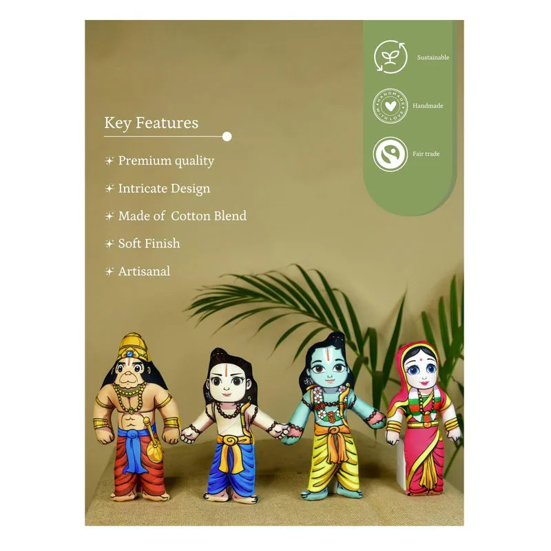 Ramayana Festive Showpiece - Set Of Four media 6
