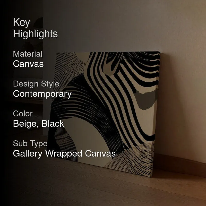 Line Symphony Canvas Wall Art media 2