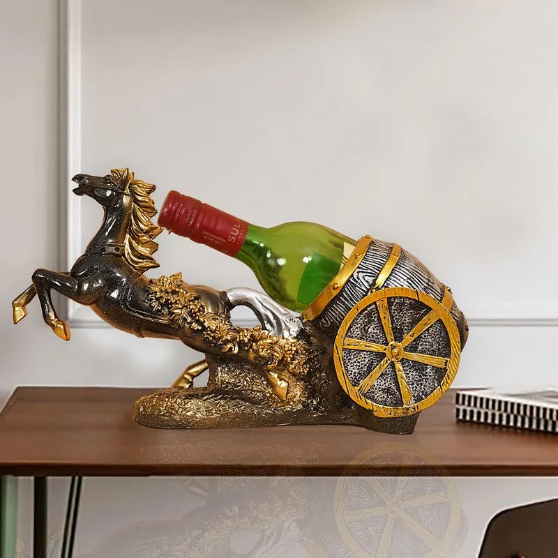 Horse and Carriage Wine Bottle Holder media 1