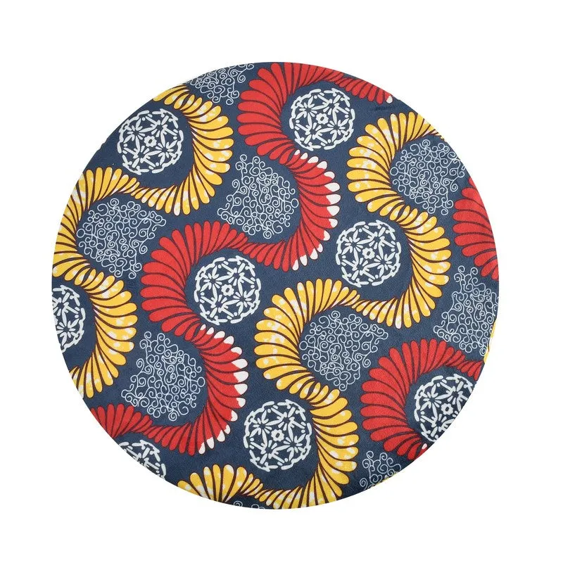 Vivid Abstract Ottoman - Multicolor media 4