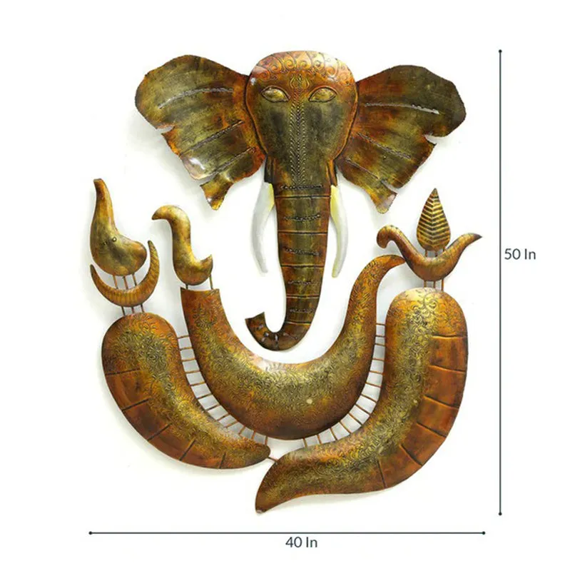 Ganesha's Blessing Iron Wall Accent media 7
