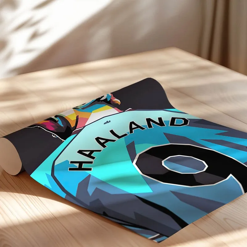 Electric Haaland Wall Poster media 6