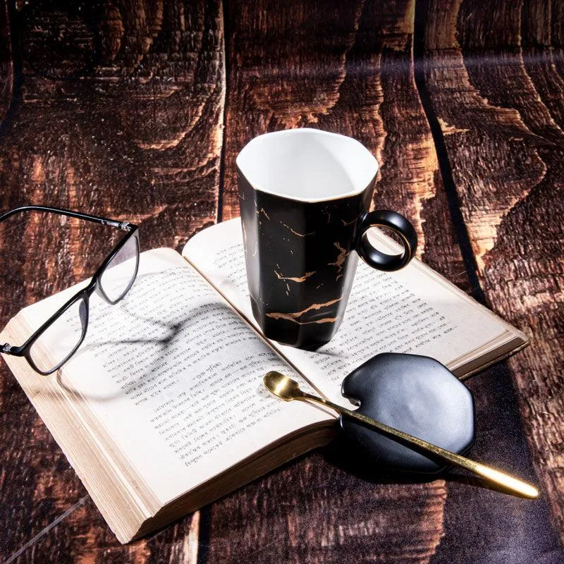 Goldira Glory Coffee Mug (Black) - 400 mL media 5