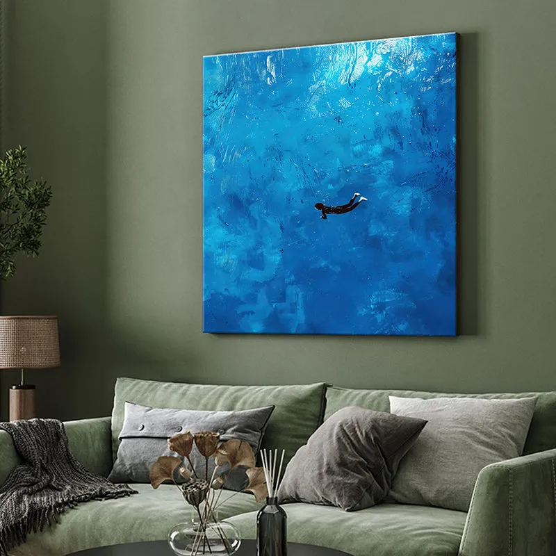 Deep-Sea Diver Wall Painting media 4