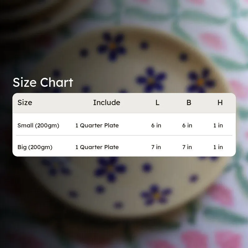 Federica Ceramic Quarter Plate media 6